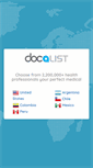 Mobile Screenshot of docalist.com